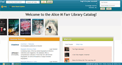 Desktop Screenshot of farr.biblionix.com