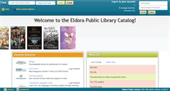 Desktop Screenshot of eldora.biblionix.com