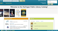 Desktop Screenshot of harlingen.biblionix.com