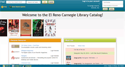 Desktop Screenshot of elreno.biblionix.com