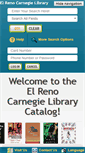 Mobile Screenshot of elreno.biblionix.com