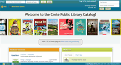 Desktop Screenshot of crete.biblionix.com