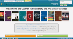 Desktop Screenshot of guymon.biblionix.com